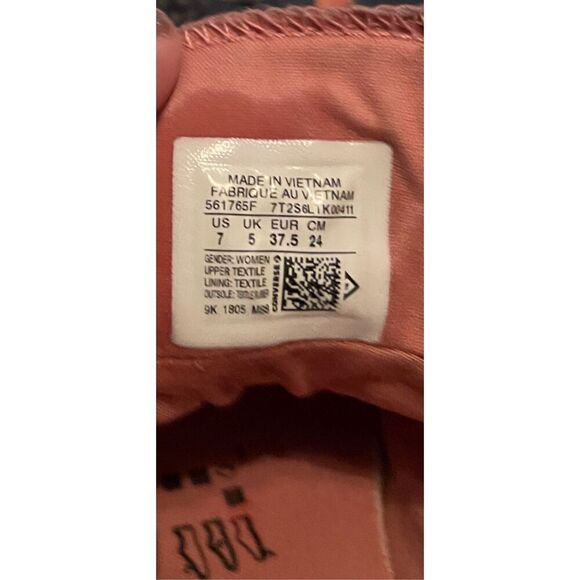 Converse All Star Womens Reddish Shoreline Slip On Sneakers Shoes Size 7 - Picture 13 of 13